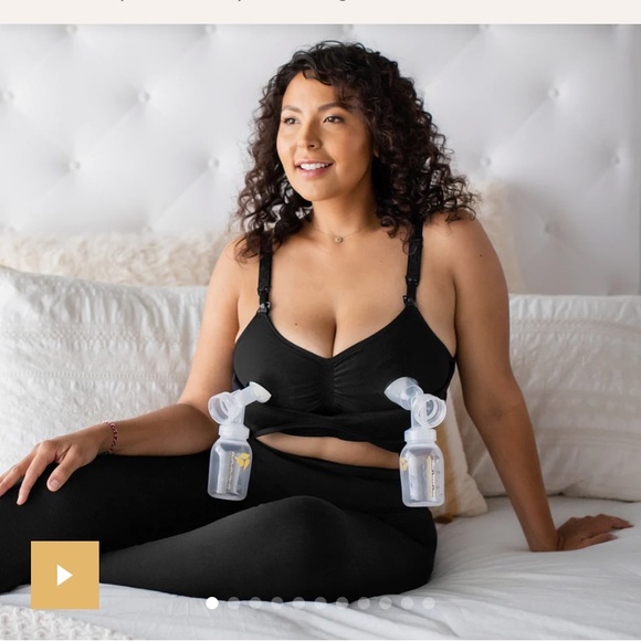 NWT Kindred Bravely Sublime Hands Free Pumping Bra Black Size Small - Picture 7 of 8